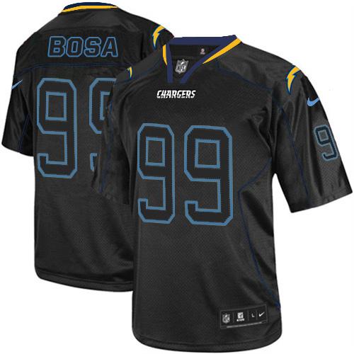 Nike Chargers #99 Joey Bosa Lights Out Black Men's Stitched NFL Elite Jersey